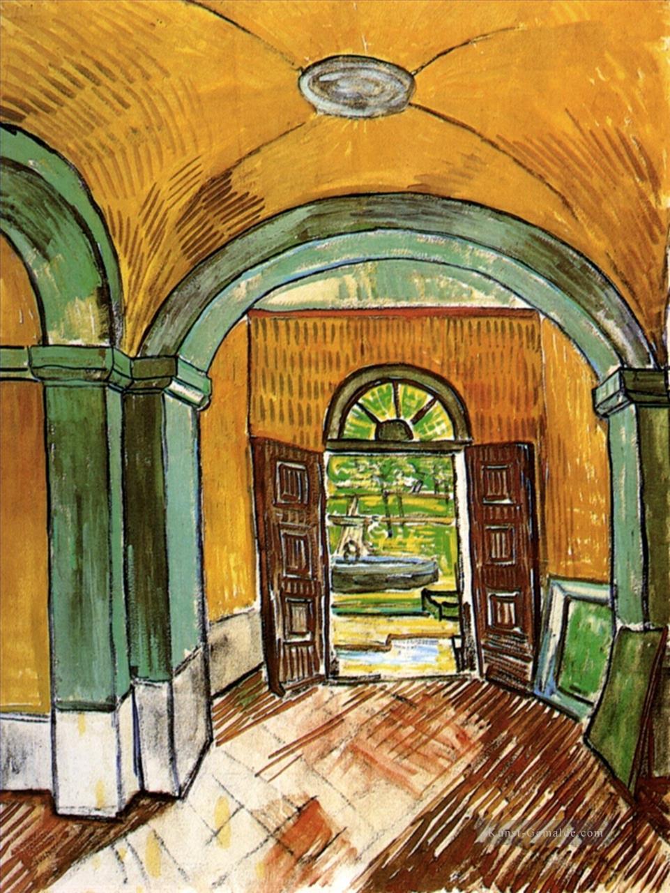 die Eingangshalle von Saint Paul Krankenhaus Vincent van Gogh Ölgemälde